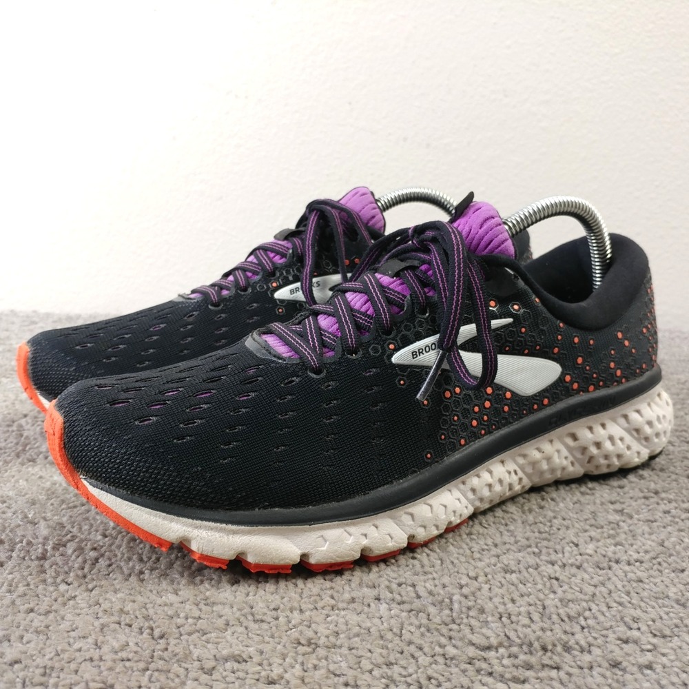 Brooks Glycerin 17 Womens Size 10 Running Shoes Black Purple 1202831B059 Low Top